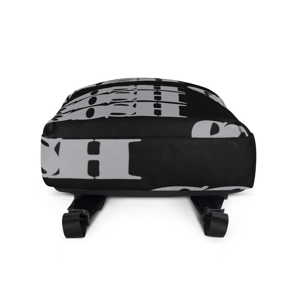 BLK GRY DBL BACKPACK PRINTFULL 