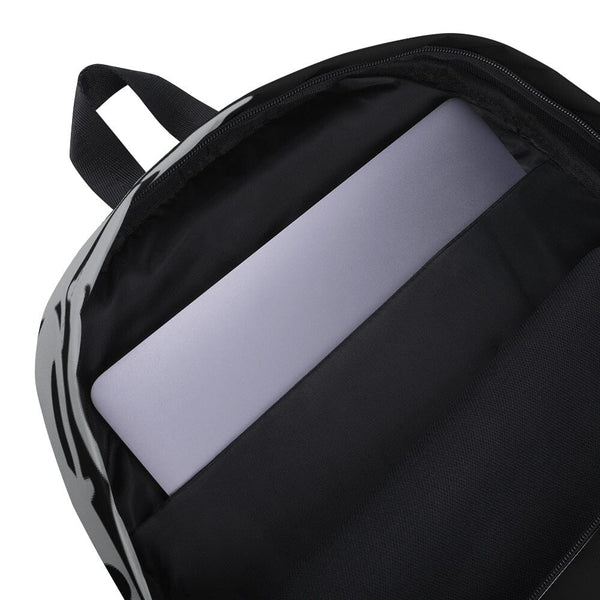 BLK GRY DBL BACKPACK PRINTFULL 