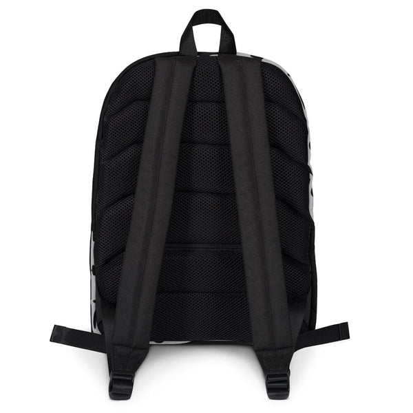 BLK GRY DBL BACKPACK PRINTFULL 