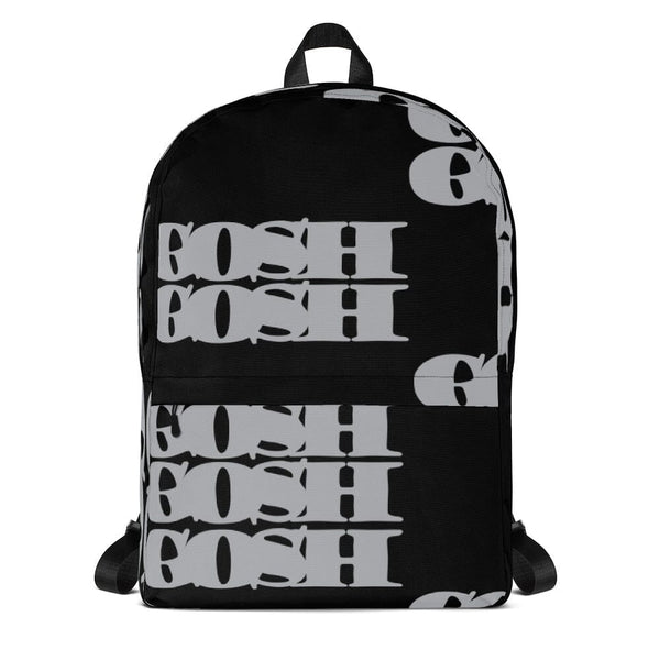 BLK GRY DBL BACKPACK PRINTFULL 