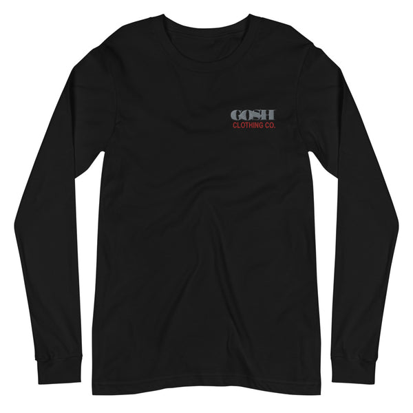 Embroiderd logo long sleeve - GOSH CLOTHING CO.