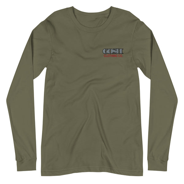 Embroiderd logo long sleeve - GOSH CLOTHING CO.